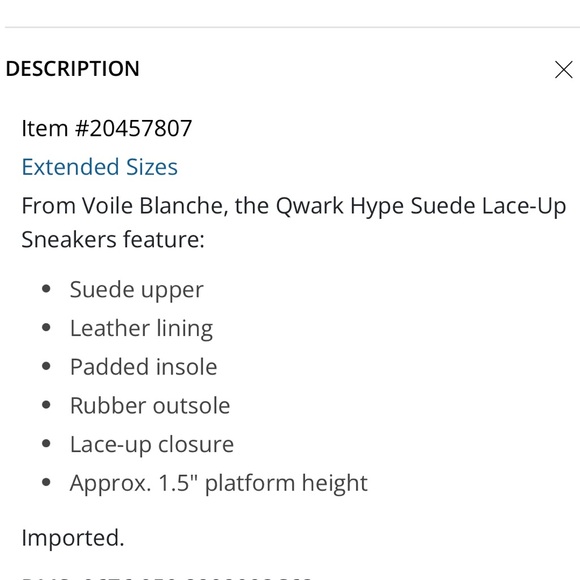 NWT VOILE BLANCHE Qwark Hype Suede Lace-Up Retro Sneakers - Picture 5 of 15